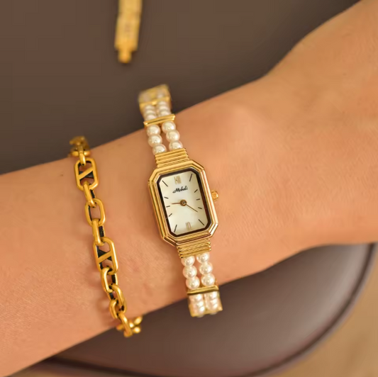 Enlace de alta calidad Pearl Women Watch