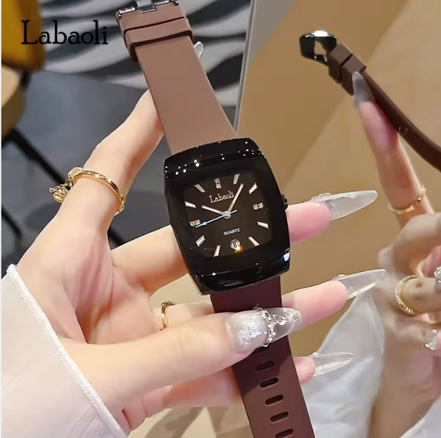 Relojes de goma de silicona para mujeres
