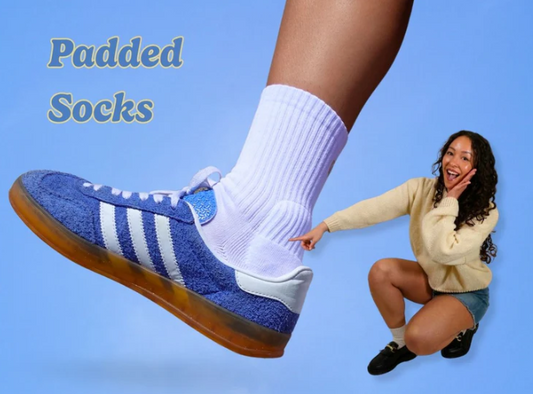 Calcetines "Heel-Shield" – Protección Anti-Rozaduras y Acolchado Especial
